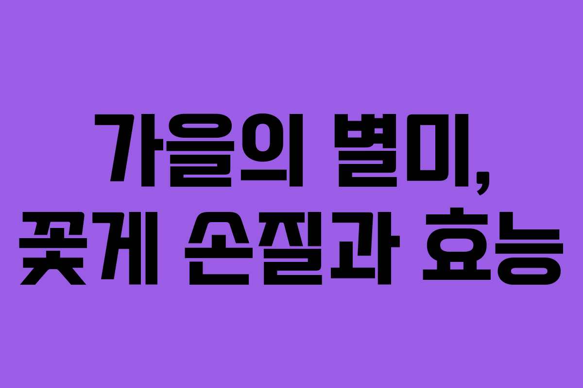 가을의 별미, 꽃게 손질과 효능 가을의 별미, 꽃게 손질과 효능